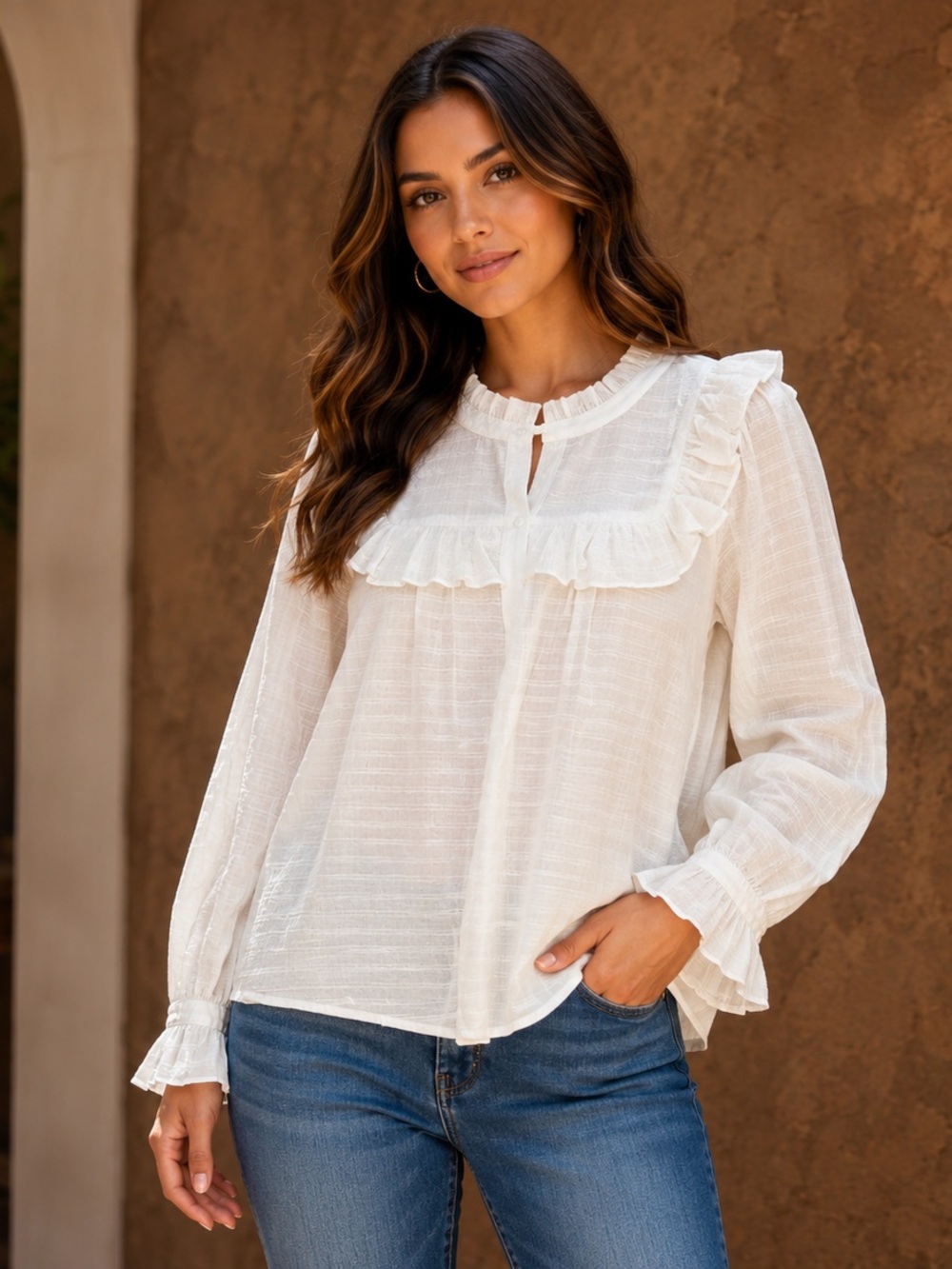 JODIFL- White blouse NWT